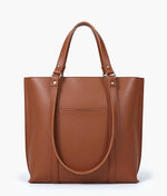 Hala's Blue And Brown Handbag