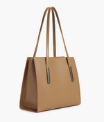 Hala's Coffee Zipper Shoulder Bag